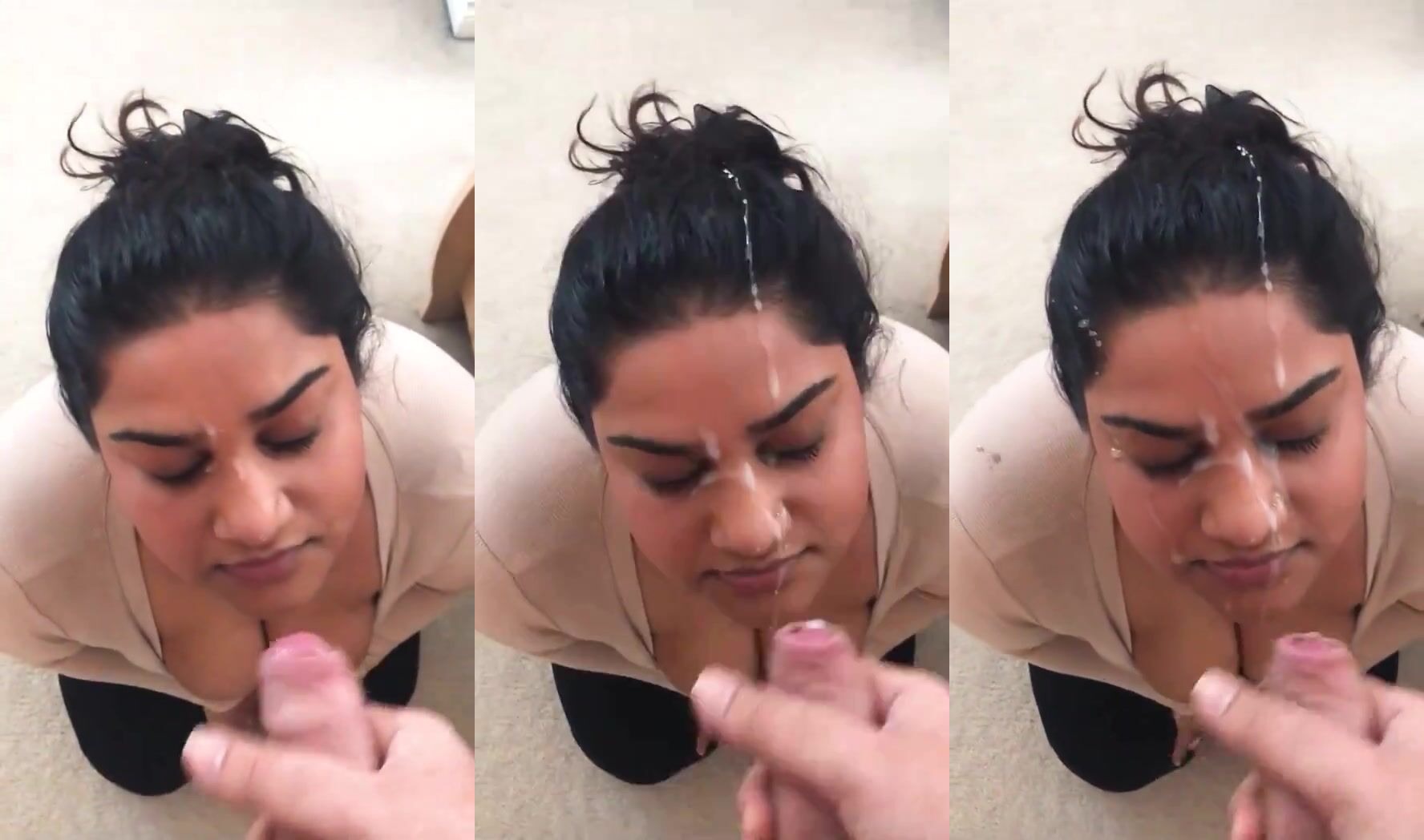 Desi Masalaseen video of Secretary’s Hot Facial Finish