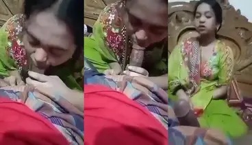 XXX Bf Video of Horny Bangla Wife Gives Wet Blowjob