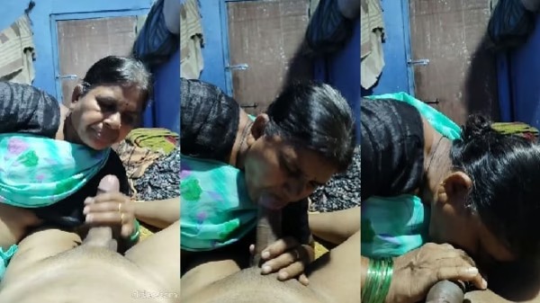 Hindi desi bf Bhabhi Saas Giving Indian Blowjob To Damad