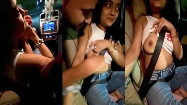 Boobs Sucking Sexy Girl Desi Car Sex Fun