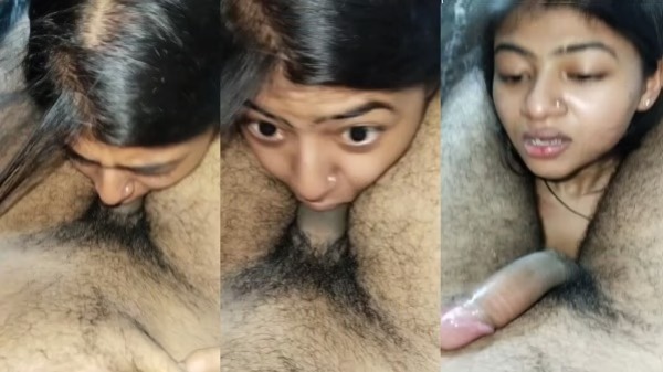 MMS Sex Video Of Desi Blowjob From Sexy Girlfriend
