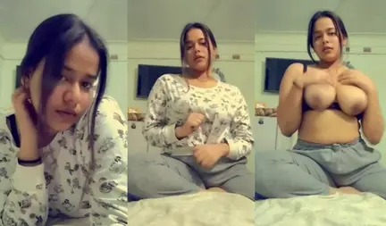 Aagmaal Gujarati Girl Strips To Show Her Boobs